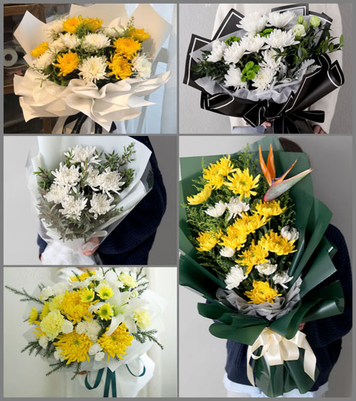四川达州开江县宝石乡白事花束代送